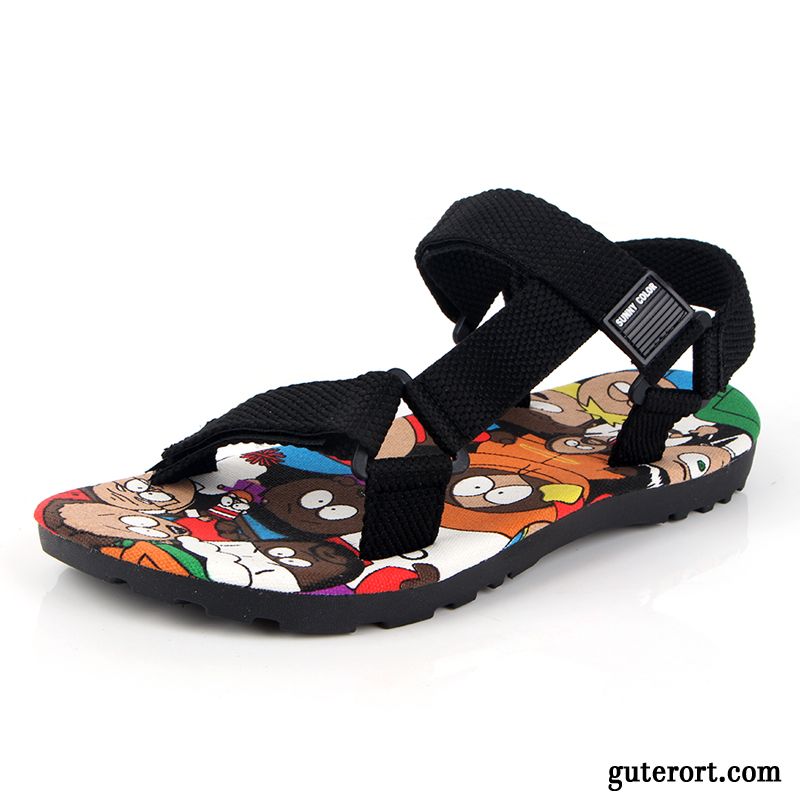 Mode Sandalen Herren Dunkel, Outdoor Sandalen Wasserfest Billig