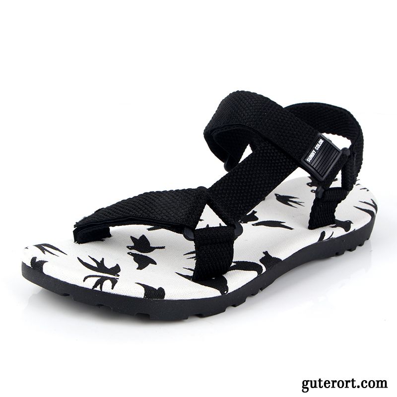 Mode Sandalen Herren Dunkel, Outdoor Sandalen Wasserfest Billig