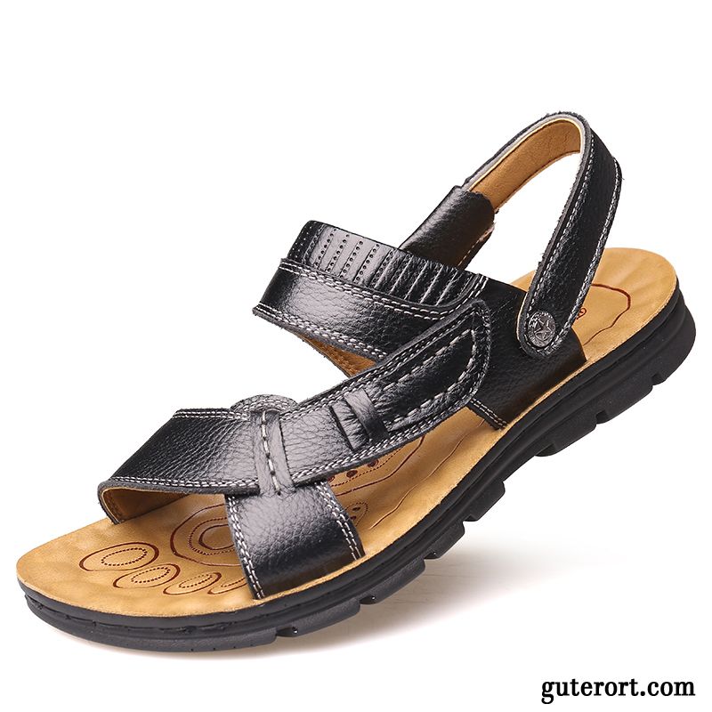 Moderne Herren Sandalen Günstig, Herrenschuhe Sommer Braun