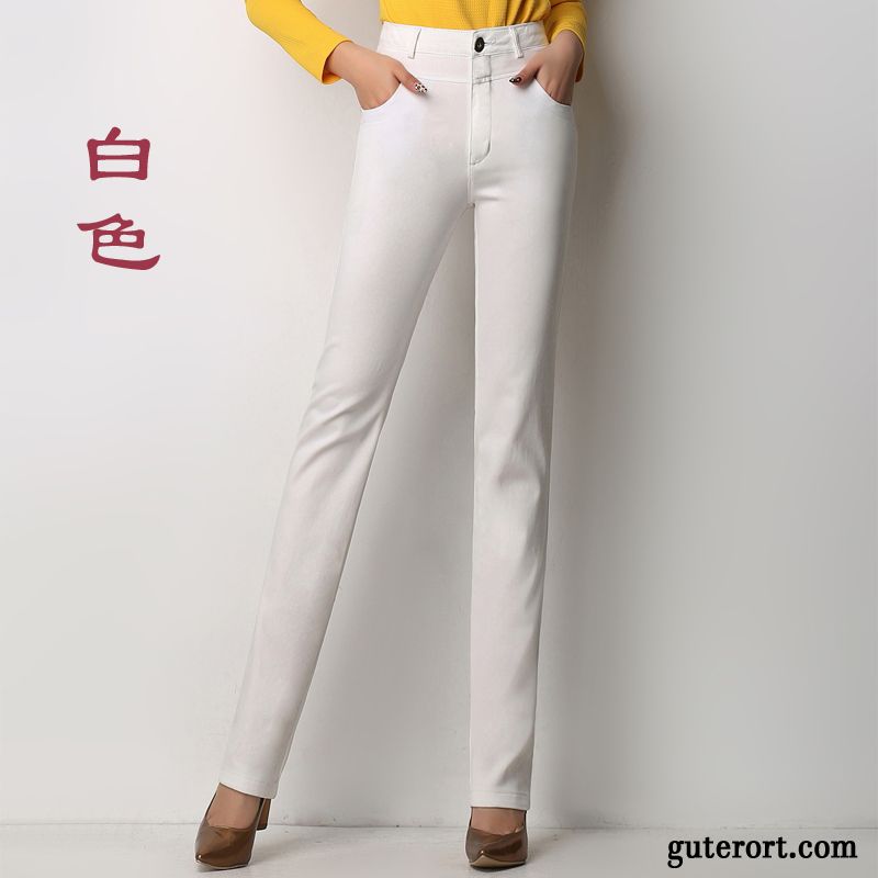 Moderne Hosen Frauen Günstig, Weisse Sommerhosen Gold