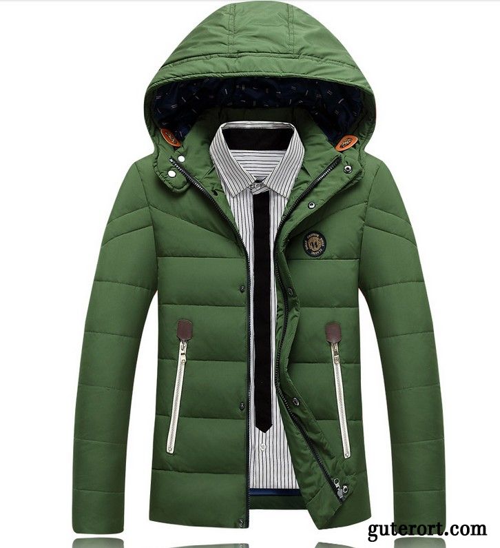 Modische Daunenjacke Herren Kaufen, Herren Daunenjacke Daunenjacken Meeresgrün