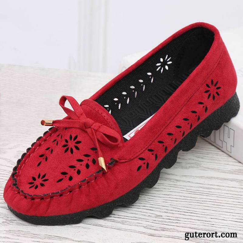 Plateau Halbschuhe Damen Rot, Halbschuhe Damen Lack Günstig