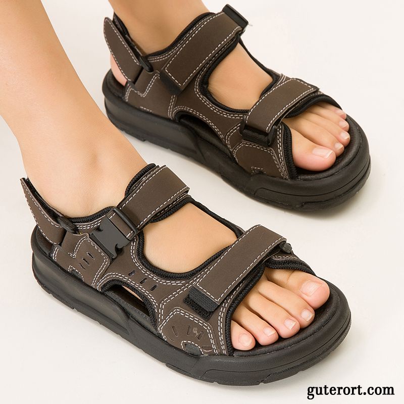 Plateau Sandalen Weiß Rabatt, Sandalen Schwarz Damen Flach Rosarot