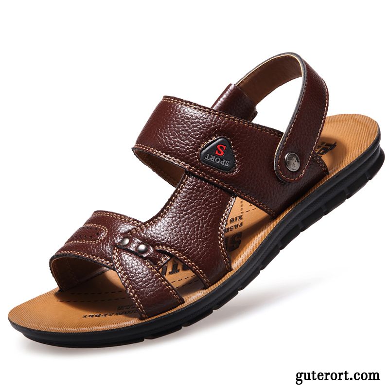 Plateau Herren Verkaufen, Trekkingsandalen Herren Wasserfest Grau