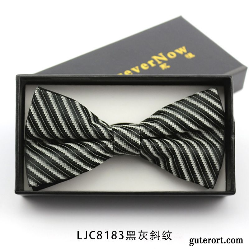 Querbinder Fliege Herren Bowknot Anzug Trauzeugen Verheiratet Gastgeber Bräutigam Marineblau Blau Schwarz