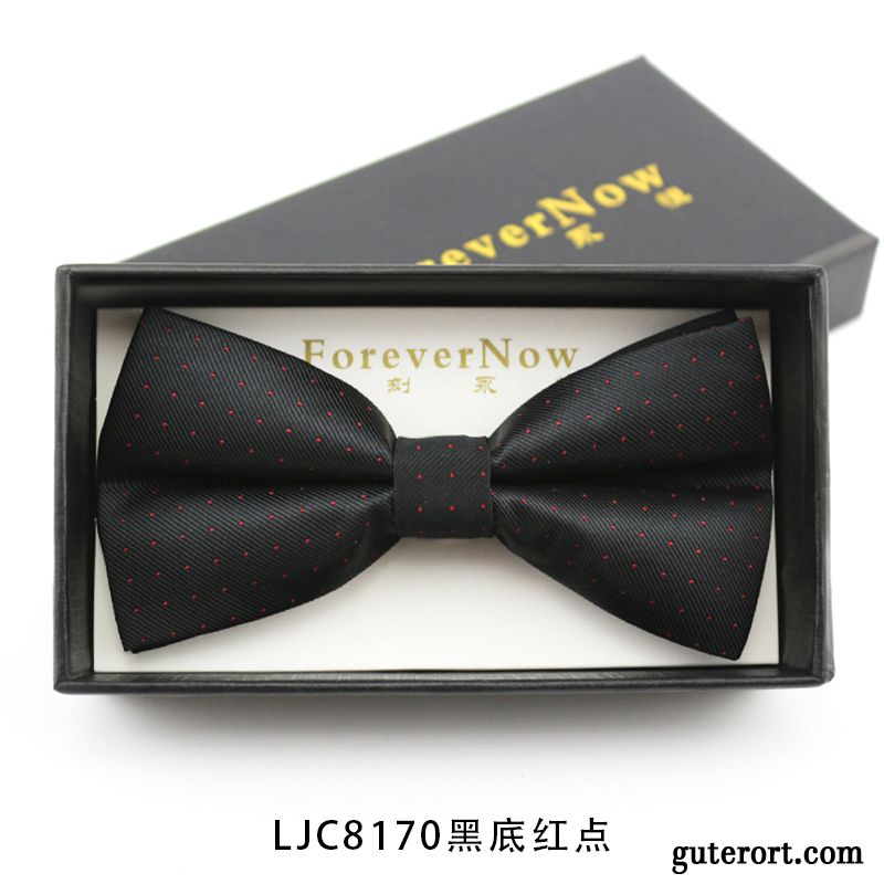 Querbinder Fliege Herren Bowknot Anzug Trauzeugen Verheiratet Gastgeber Bräutigam Marineblau Blau Schwarz