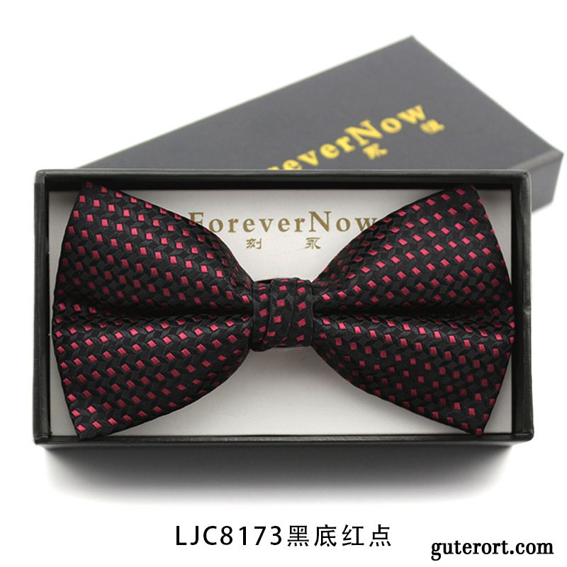 Querbinder Fliege Herren Bowknot Anzug Trauzeugen Verheiratet Gastgeber Bräutigam Marineblau Blau Schwarz