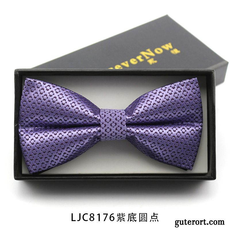 Querbinder Fliege Herren Bowknot Anzug Trauzeugen Verheiratet Gastgeber Bräutigam Marineblau Blau Schwarz