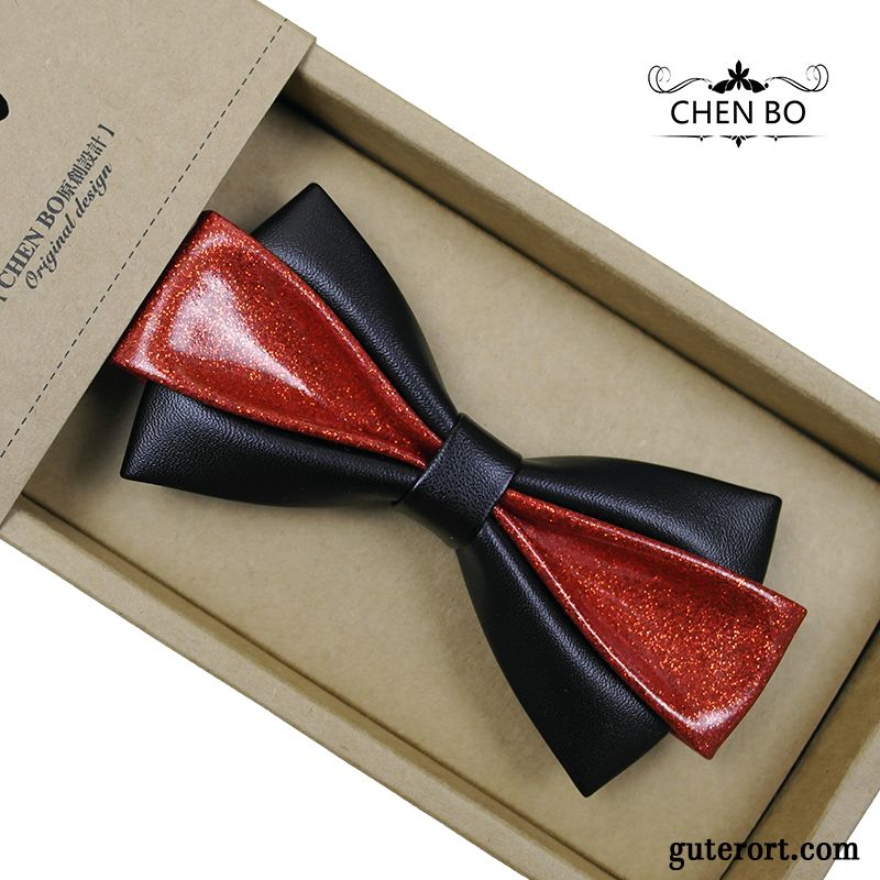 Querbinder Fliege Herren Bowknot Hemd Trauzeugen Verheiratet Freizeit Kragen Blume Blau Schwarz Rot