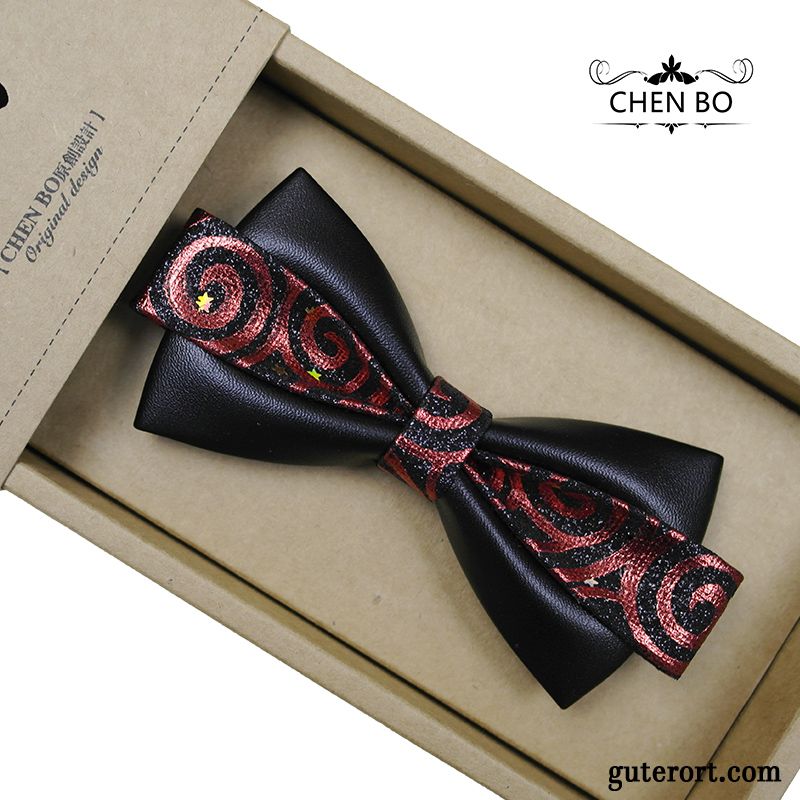 Querbinder Fliege Herren Bowknot Hemd Trauzeugen Verheiratet Freizeit Kragen Blume Blau Schwarz Rot