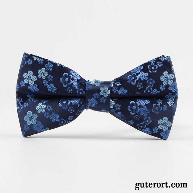 Querbinder Fliege Herren Bowknot Seide Kleid Blumen Formelle Kleidung Schwarz