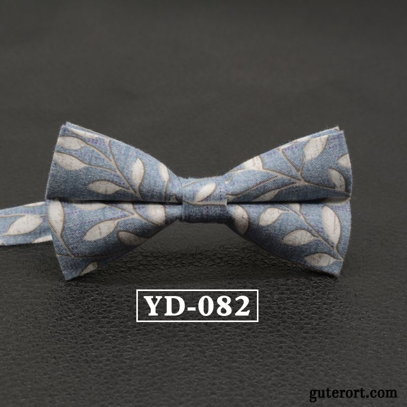 Querbinder Fliege Herren Doppelter Rock Business Formelle Kleidung Bräutigam Bowknot Hochzeit Grau