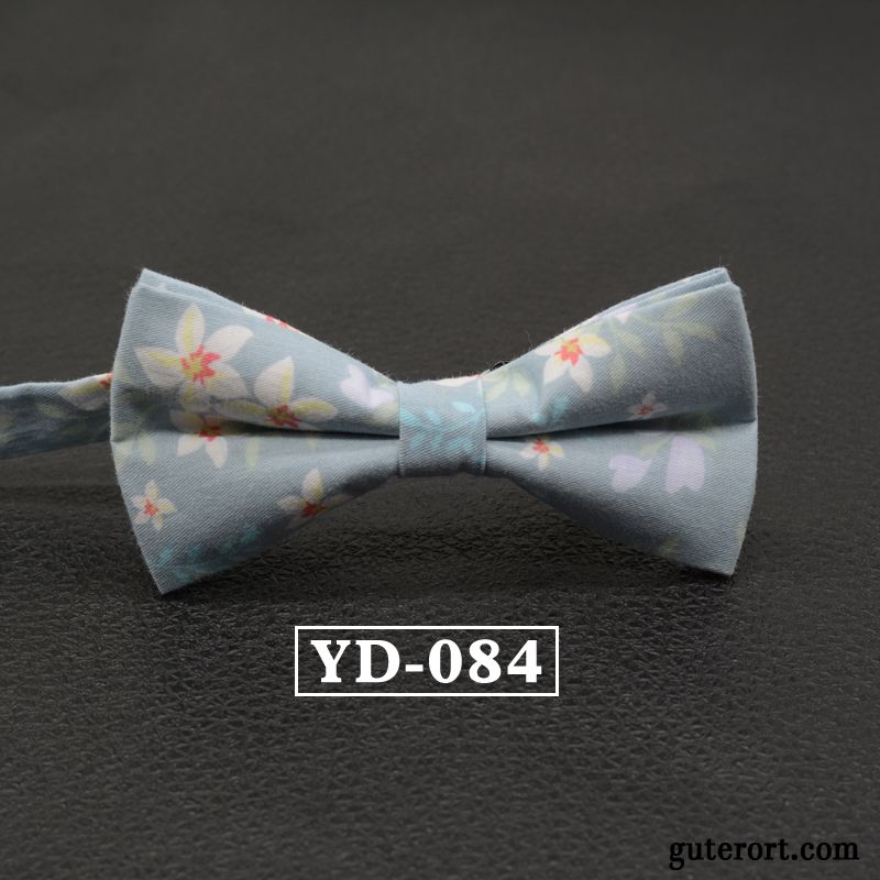 Querbinder Fliege Herren Doppelter Rock Business Formelle Kleidung Bräutigam Bowknot Hochzeit Grau