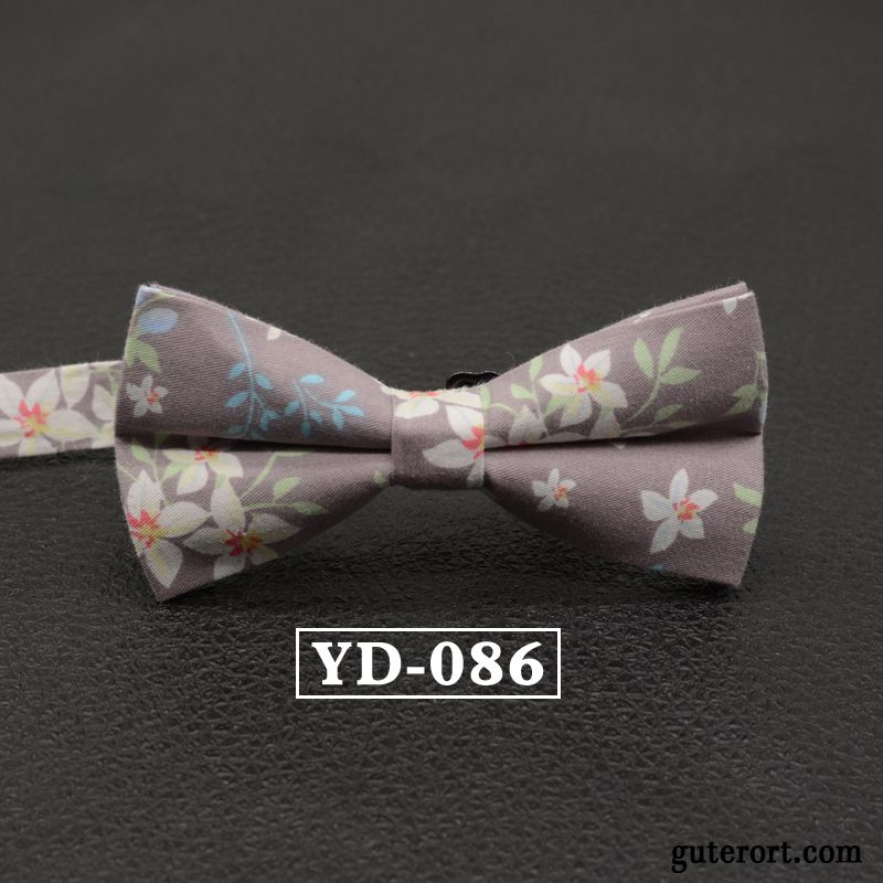 Querbinder Fliege Herren Doppelter Rock Business Formelle Kleidung Bräutigam Bowknot Hochzeit Grau