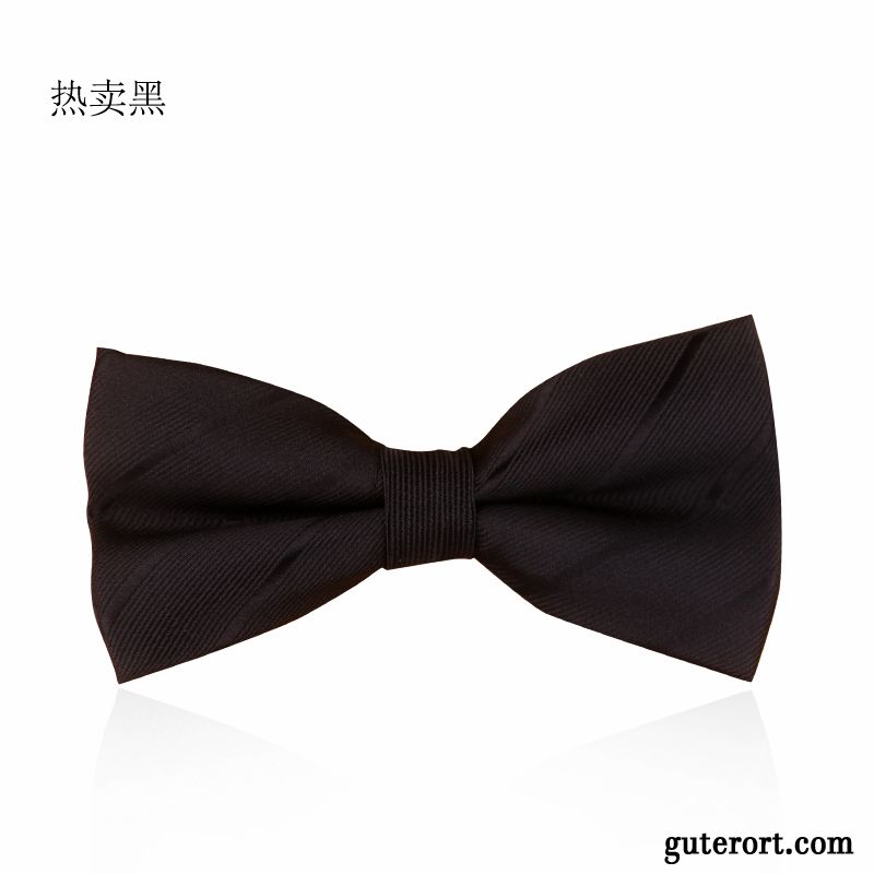 Querbinder Fliege Herren Formelle Kleidung Trauzeugen Bankett Bowknot Muster Mode Bordeauxrot