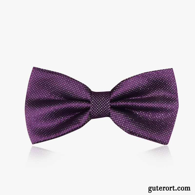 Querbinder Fliege Herren Formelle Kleidung Trauzeugen Bankett Bowknot Muster Mode Bordeauxrot