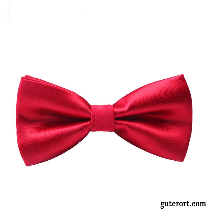 Querbinder Fliege Herren Formelle Kleidung Trauzeugen Bankett Bowknot Muster Mode Bordeauxrot