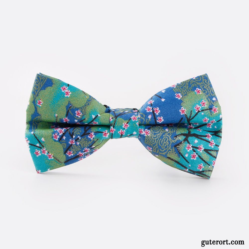 Querbinder Fliege Herren Kaninchen Freizeit Bedrucken Bowknot Mini Mode Grau Gelb