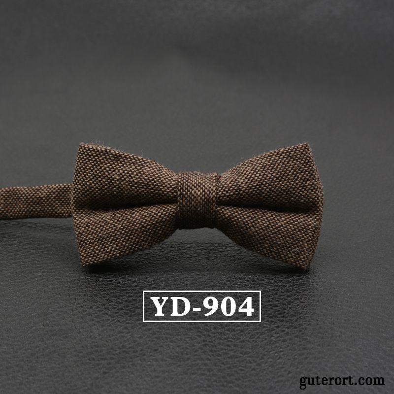 Querbinder Fliege Herren Verheiratet Freizeit Formelle Kleidung Bräutigam Bowknot England Bordeauxrot Grau