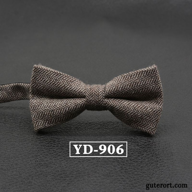 Querbinder Fliege Herren Verheiratet Freizeit Formelle Kleidung Bräutigam Bowknot England Bordeauxrot Grau