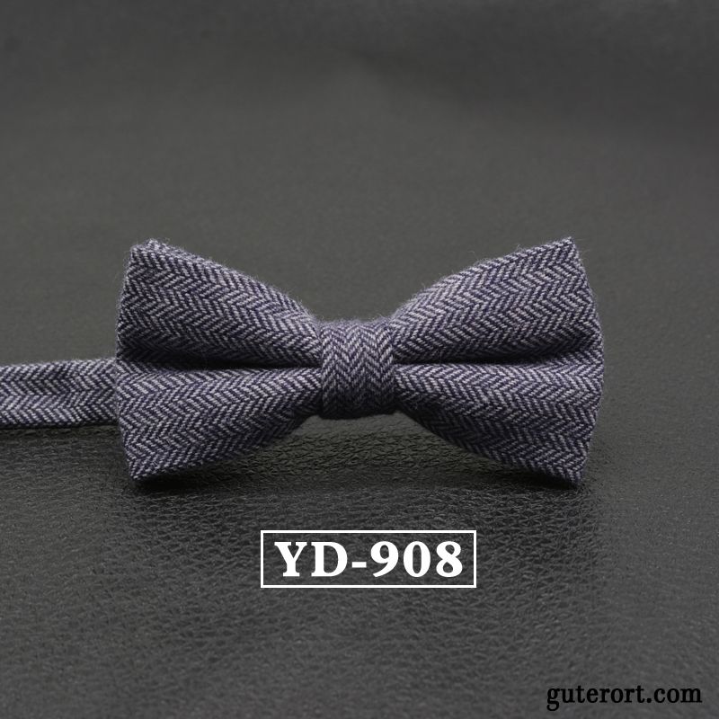 Querbinder Fliege Herren Verheiratet Freizeit Formelle Kleidung Bräutigam Bowknot England Bordeauxrot Grau