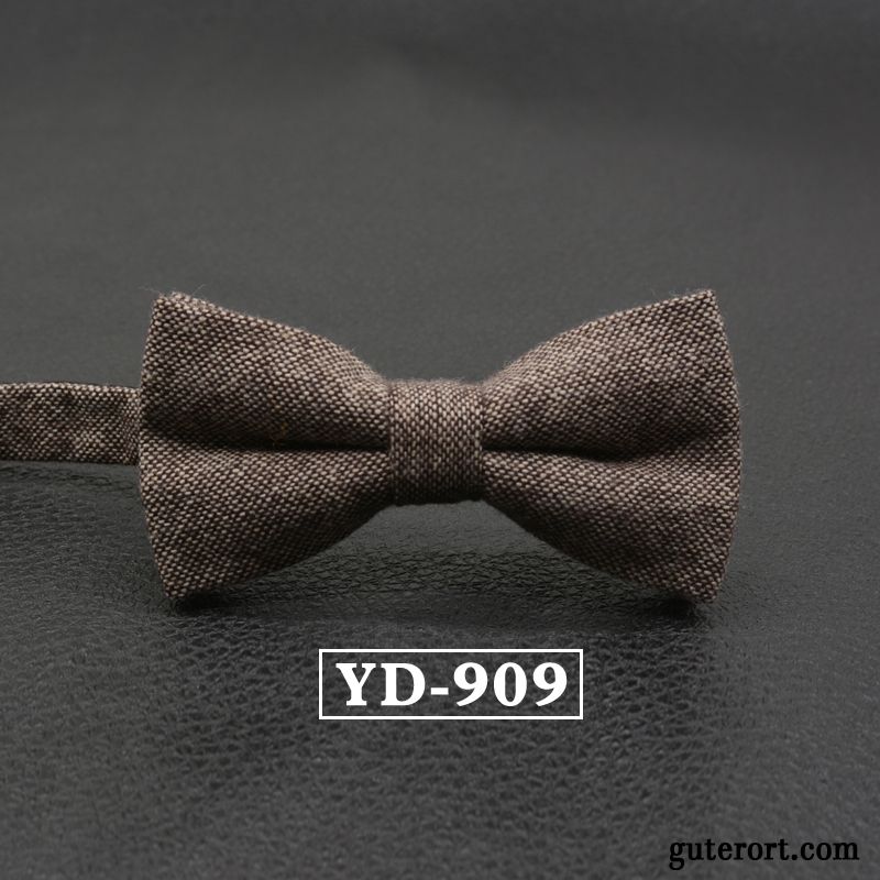 Querbinder Fliege Herren Verheiratet Freizeit Formelle Kleidung Bräutigam Bowknot England Bordeauxrot Grau