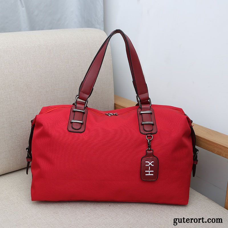 Reisetasche Damen Geschäftsreise Handtasche Herren Business Gepäcktasche Reisen Purpur Lila