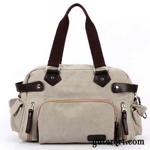 Reisetasche Damen Große Tasche Reisen Leinwand 2018 Neu Trend Braun