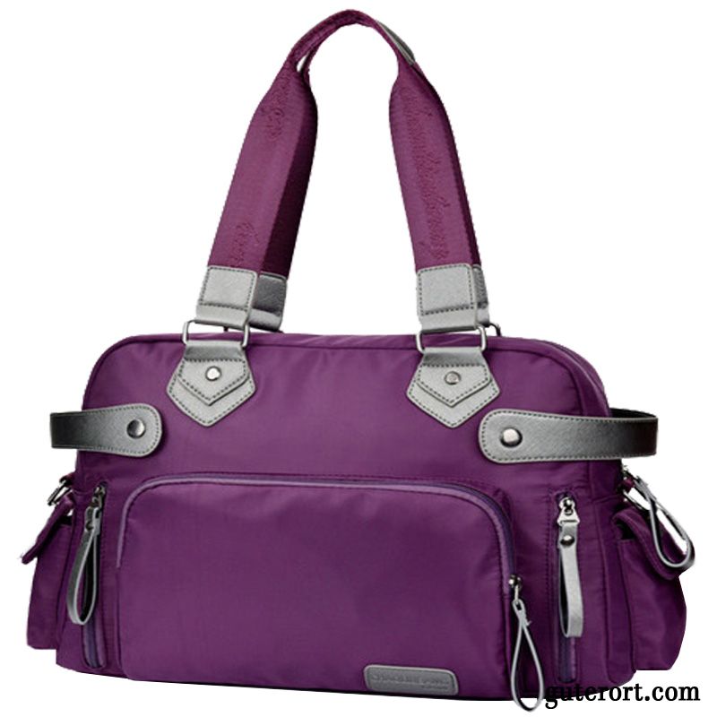 Reisetasche Damen Große Tasche Reisen Leinwand 2018 Neu Trend Braun