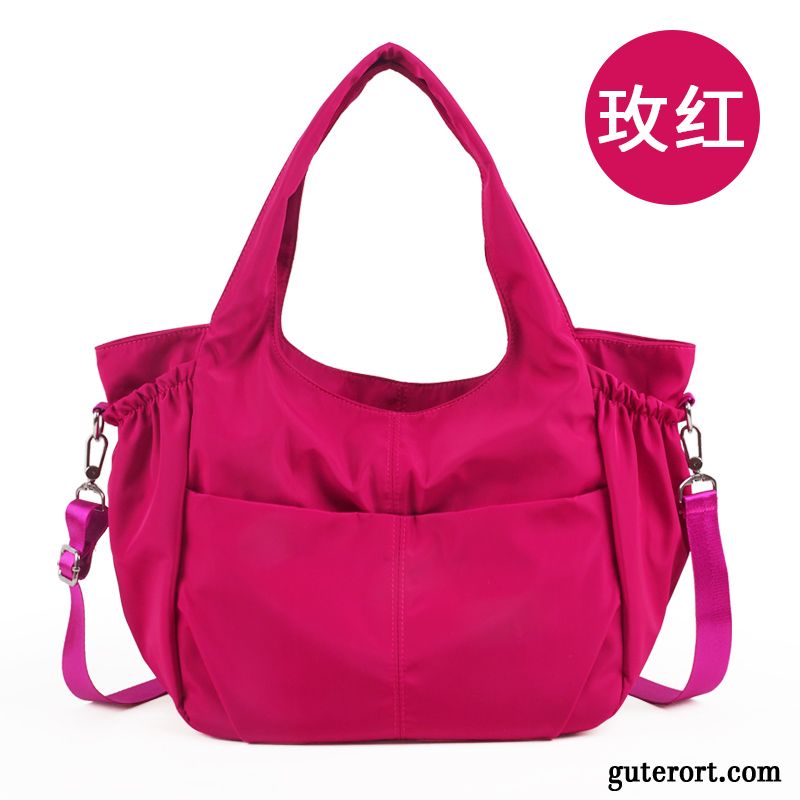 Reisetasche Damen Reisen Freizeit Mode Trend Wasserdicht Nylon Rot