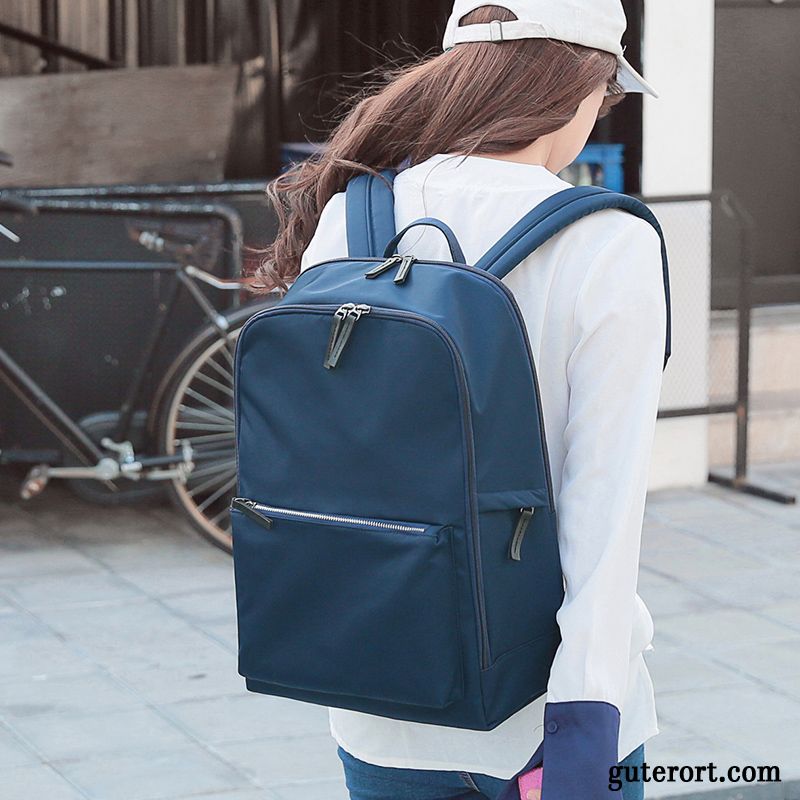 Reisetasche Damen Schultasche Rucksack Reisen All Match Große Kapazität Freizeit Grau Hell