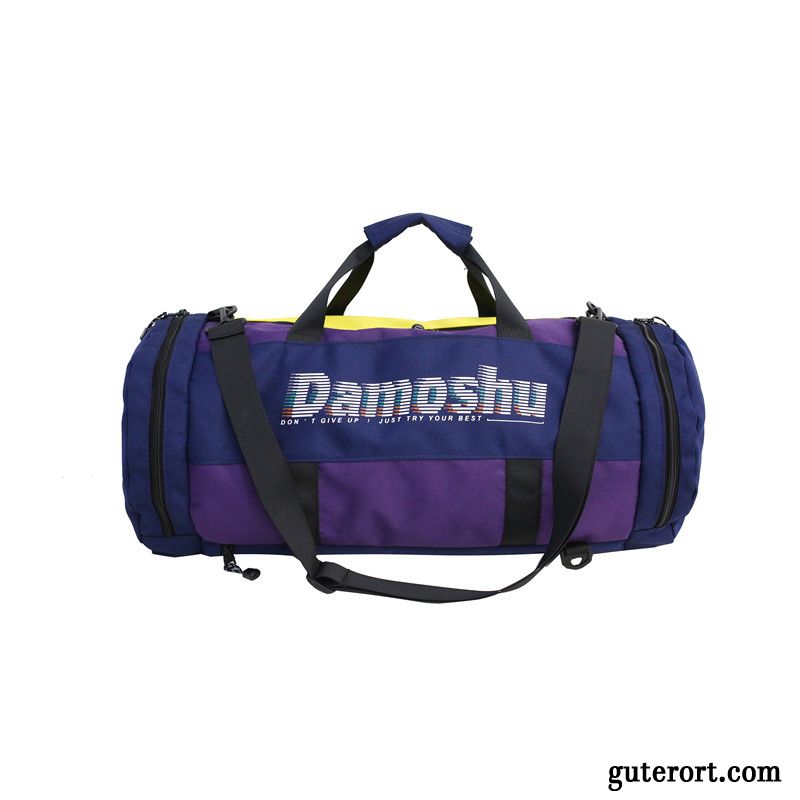 Reisetasche Damen Sport Fitness Reisen Geschäftsreise Handtasche Herren Purpur Lila