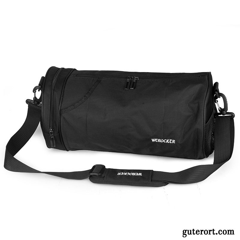 Reisetasche Herren Damen Training Fitness Mini Umhängetasche Sport Schwarz