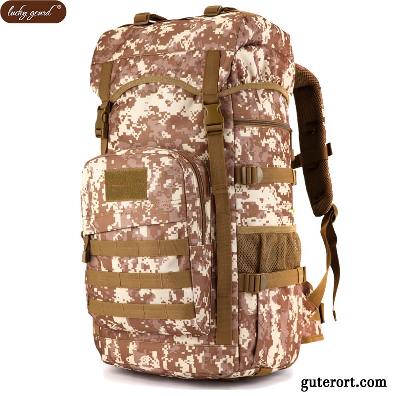 Reisetasche Herren Geschäftsreise Große Kapazität Rucksack Student Damen Wander Army Grün