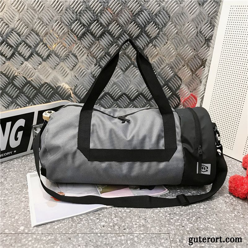 Reisetasche Herren Handtasche Reisen Geschäftsreise Rucksack Sporttasche Große Kapazität Blau Rot