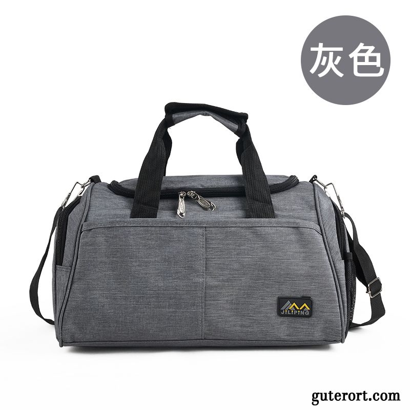 Reisetasche Herren Reisen Fitness Leichtgewicht Sport Kurz Trend Grau