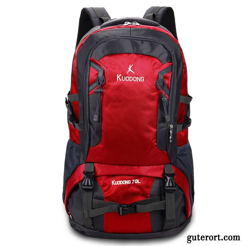 Reisetasche Herren Reisen Wander Leichtgewicht Outdoor Spazieren Rucksack Grün