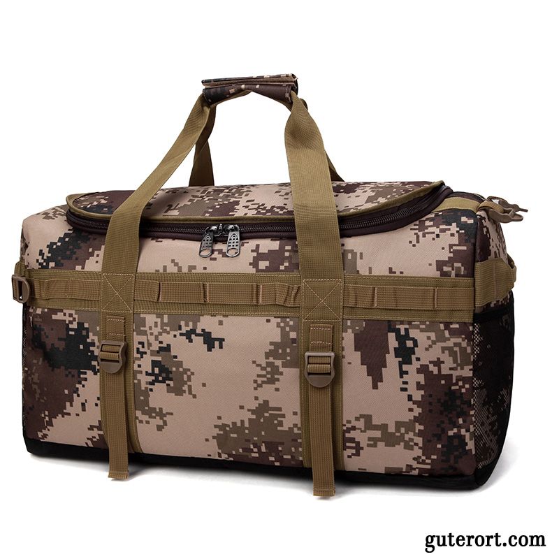 Reisetasche Herren Rucksack Große Kapazität Damen Outdoor Große Tasche Reisen Army Grün Camouflage