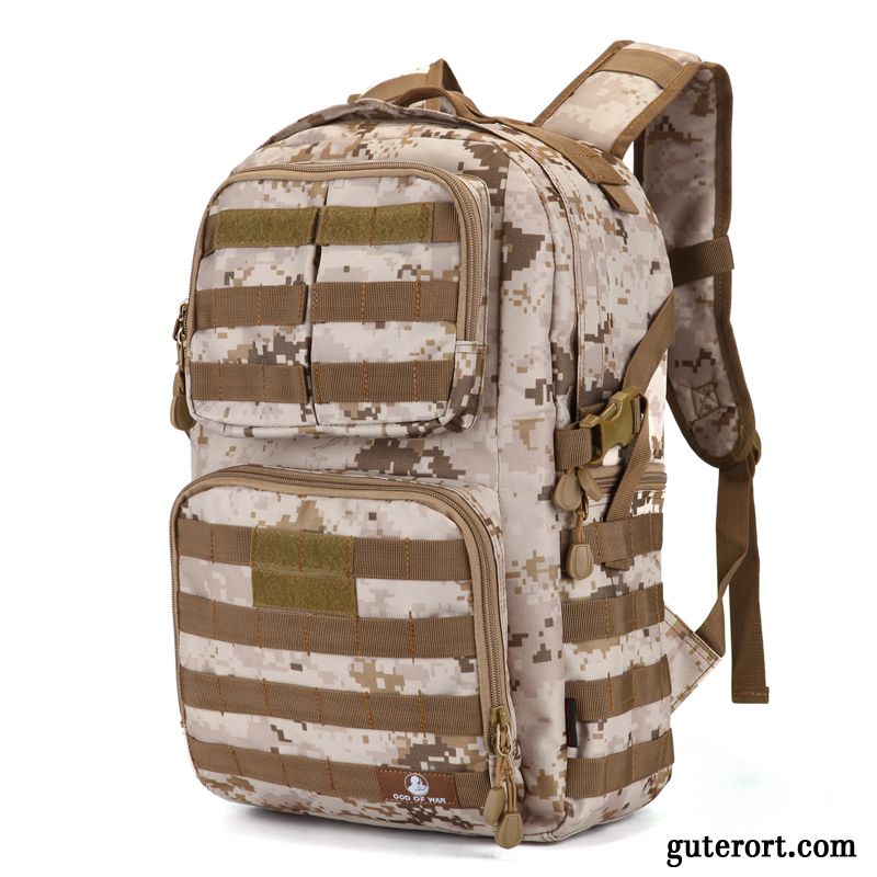 Reisetasche Herren Rucksack Wasserdicht Wander Reisen Outdoor Student Army Grün Camouflage