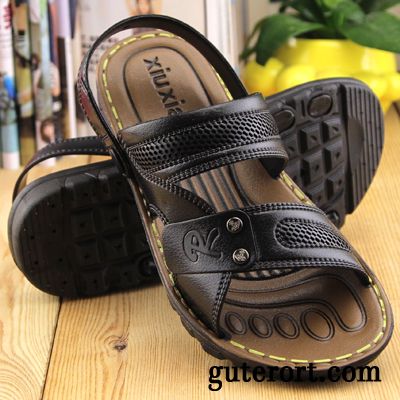 Riemen Sandalen Herren Billig, Schuhe Outdoor Herren Durchsichtig