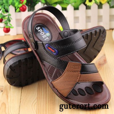 Riemen Sandalen Herren Billig, Schuhe Outdoor Herren Durchsichtig