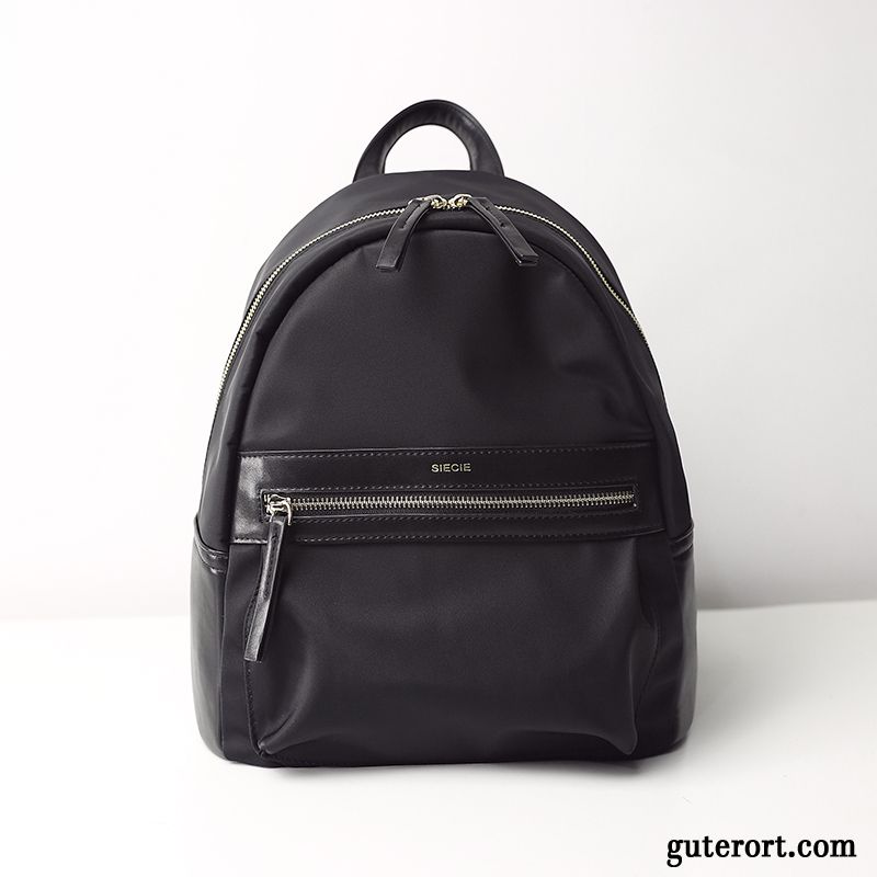 Rucksäcke Damen All Match Persönlichkeit Tasche Neu Mode Student Blau