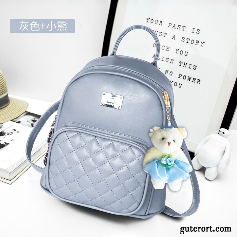 Rucksäcke Damen Mode Trend Mini Tasche 2018 Rucksack Grau