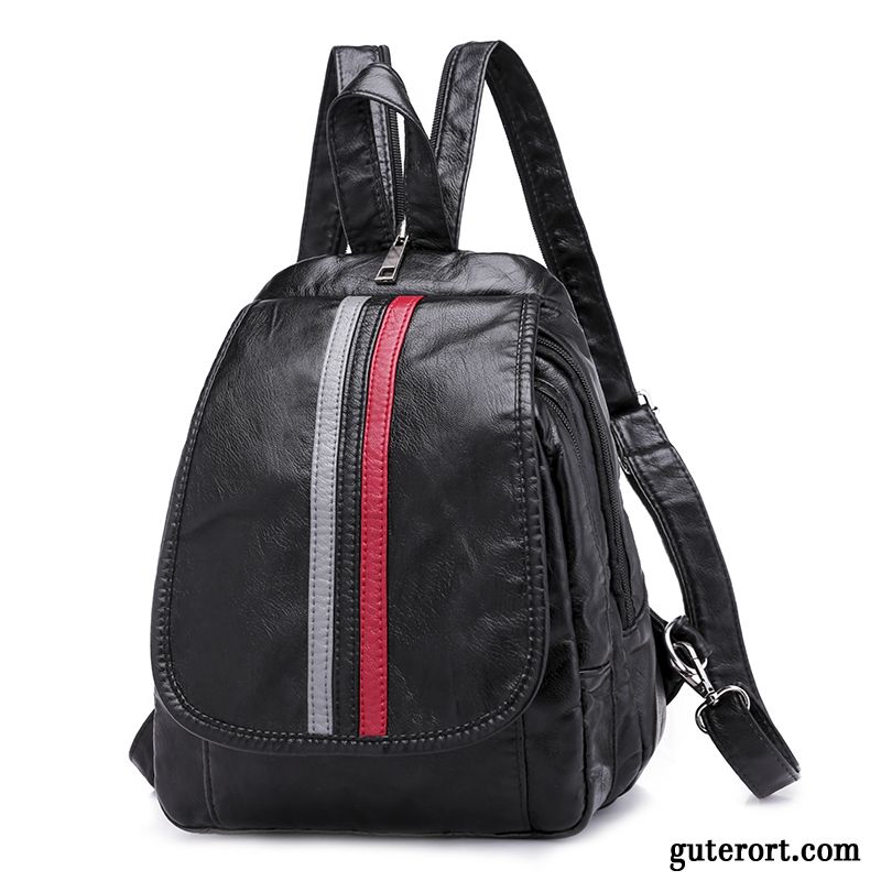 Rucksäcke Damen Neu Student Rucksack Freizeit Reisen All Match Schwarz