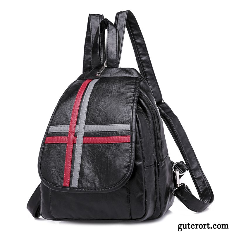 Rucksäcke Damen Neu Student Rucksack Freizeit Reisen All Match Schwarz