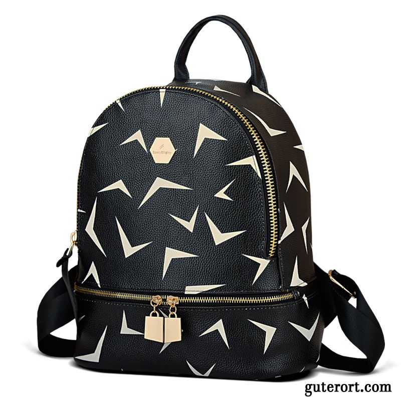 Rucksäcke Damen Reisen Neu Tasche Rucksack Schultasche Student Schwarz