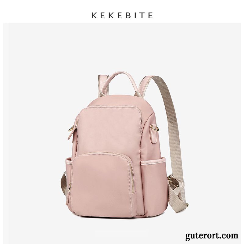 Rucksäcke Damen Rucksack 2019 Oxford Tuch Trend Reisen Stoff Rosa