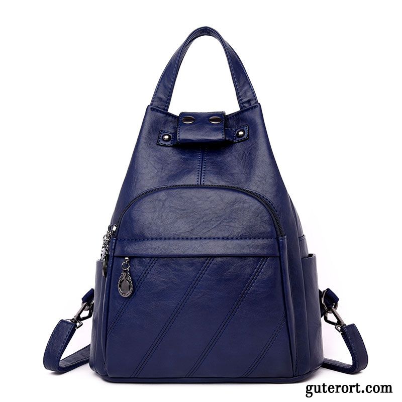 Rucksäcke Damen Rucksack All Match Freizeit Mode Brusttasche 2019 Bordeauxrot