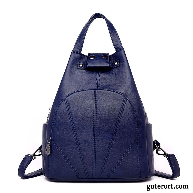 Rucksäcke Damen Rucksack All Match Freizeit Mode Brusttasche 2019 Bordeauxrot