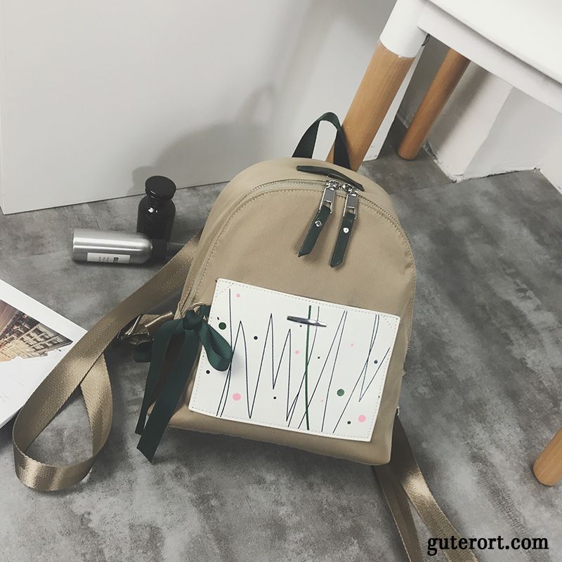 Rucksäcke Damen Rucksack Mini Reisen 2019 Student Tasche Khaki